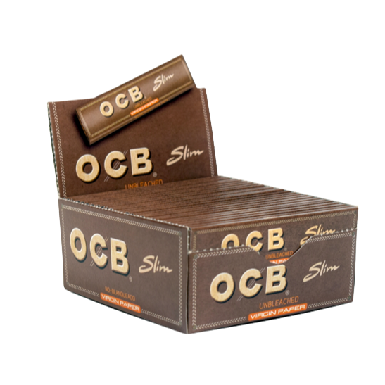 OCB Virgin Unbleached Kingsize Slim