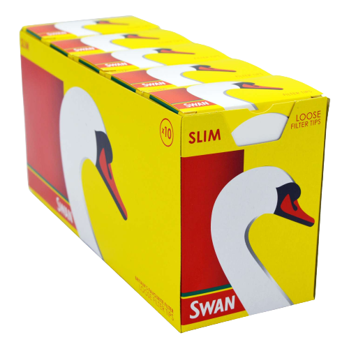 Swan Slim Loose Filter Tips - 165 pack (Box of 10)