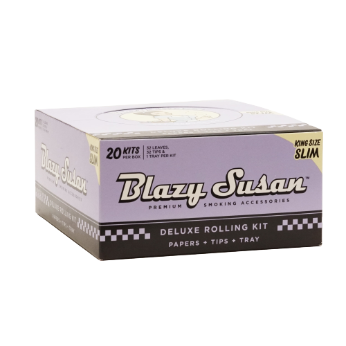 Blazy Susan Purple Deluxe Rolling Kit + Tips