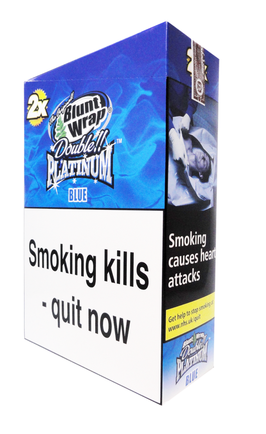 Double Platinum Cigar Wraps - 2 pack (Box of 25)