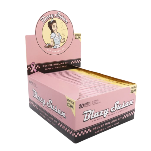 Blazy Susan Pink Deluxe Rolling Kit + Tips