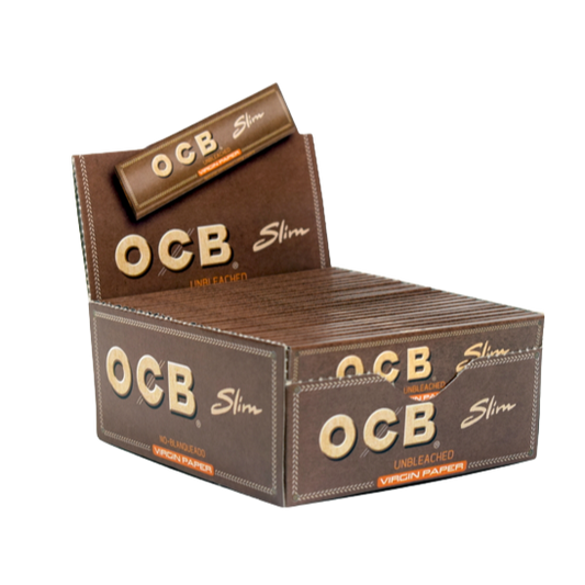 OCB Virgin Unbleached Kingsize Slim