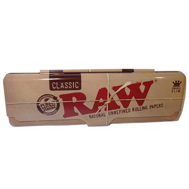 RAW 110mm Kingsize Rolling Paper Pack Holder Tin