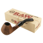 RAW Hand Carved Bubinga Wood Natural Pipe