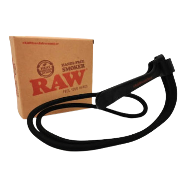 RAW Hands Free Smoker Neck Ashtray + Holder