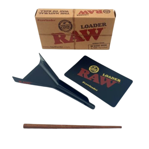RAW Kingsize & 98 Special Cone Loader + Card & Poker