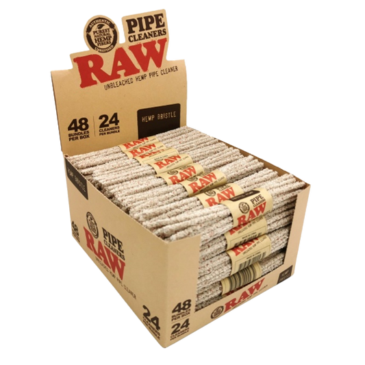 RAW Pipe Cleaners - Bundle of 24 - Hemp Bristle