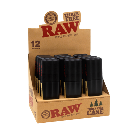 RAW Three Tree Triple Pre-Roll Smellproof Vacuum Case