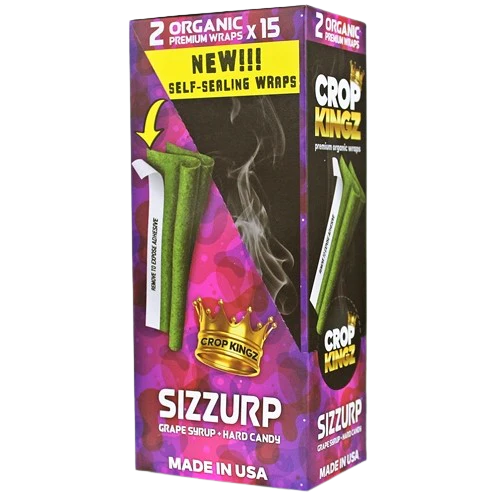 Crop Kingz Self-Sealing Organic Hemp Wraps