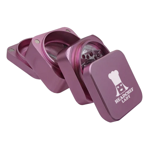 Head Chef Lady Cube 55mm 4-piece Square Grinder