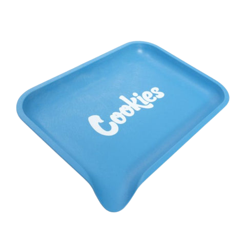 Cookies Hemp Plastic Rolling Tray + Spout (2 Colours)