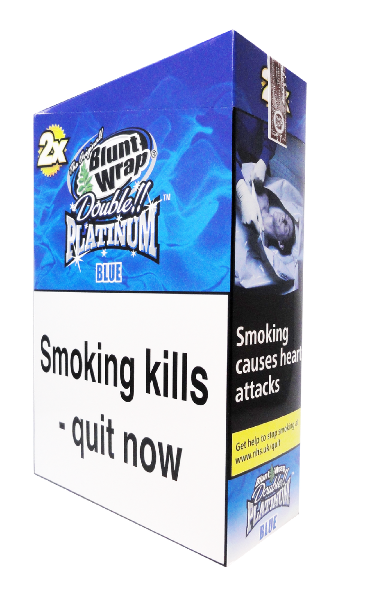 Double Platinum Cigar Wraps - 2 pack (Box of 25)