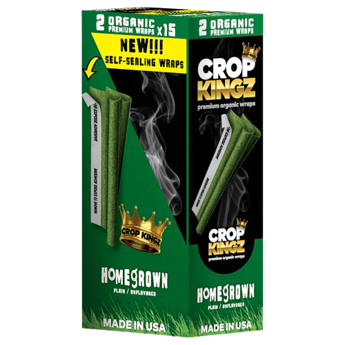 Crop Kingz Self-Sealing Organic Hemp Wraps