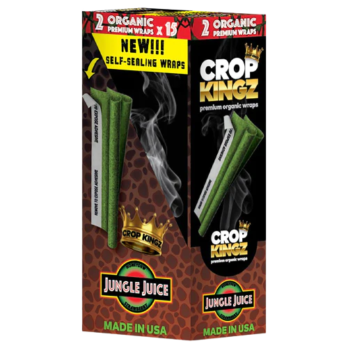 Crop Kingz Self-Sealing Organic Hemp Wraps