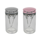 75ml Glass Smellproof Jar with Flip Top Mechanism (2 Colours)