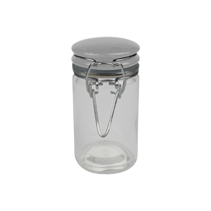 75ml Glass Smellproof Jar with Flip Top Mechanism (2 Colours)