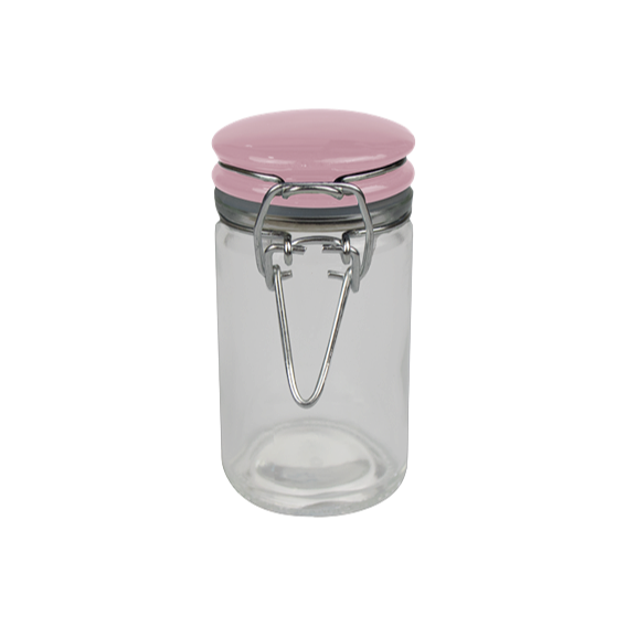 75ml Glass Smellproof Jar with Flip Top Mechanism (2 Colours)