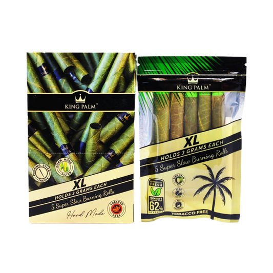 5-pack King Palm Unflavoured XL Rolls (Box of 15)