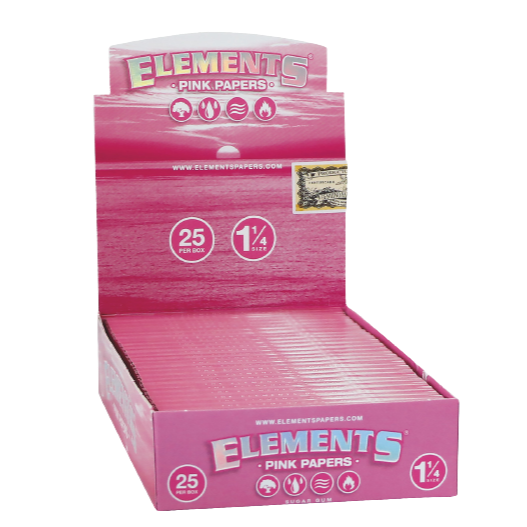 Elements Pink Papers 1¼ Slim