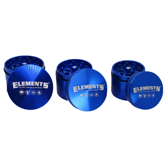 Elements Anodised 4-piece Aluminium Herb Grinder (2 colours)
