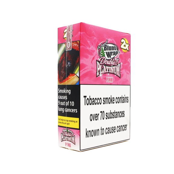 Double Platinum Cigar Wraps - 2 pack (Box of 25)