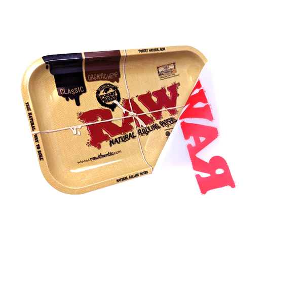 RAW Dab Rolling Tray - Small (with Silicone Cover)