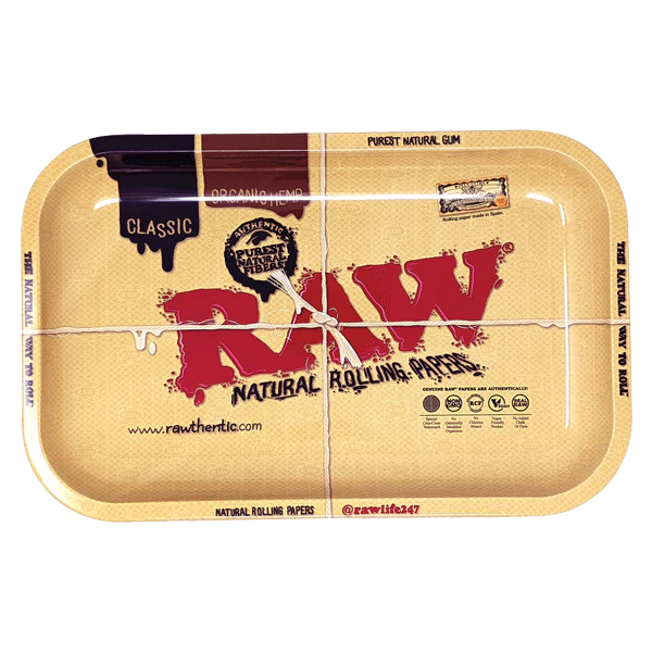 RAW Dab Rolling Tray - Small (with Silicone Cover)