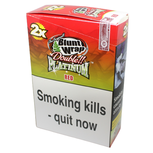 Double Platinum Cigar Wraps - 2 pack (Box of 25)